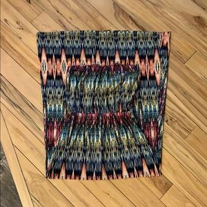 Strapless Tie-Dye Maxi Dress